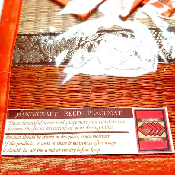 Handicraft Reed Placemat - Picture 2 of 3